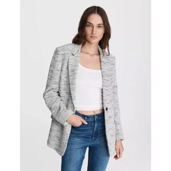 Rag & Bone Ames Deconstructed Cotton Blazer Size 8 NWOT - Picture 2 of 7